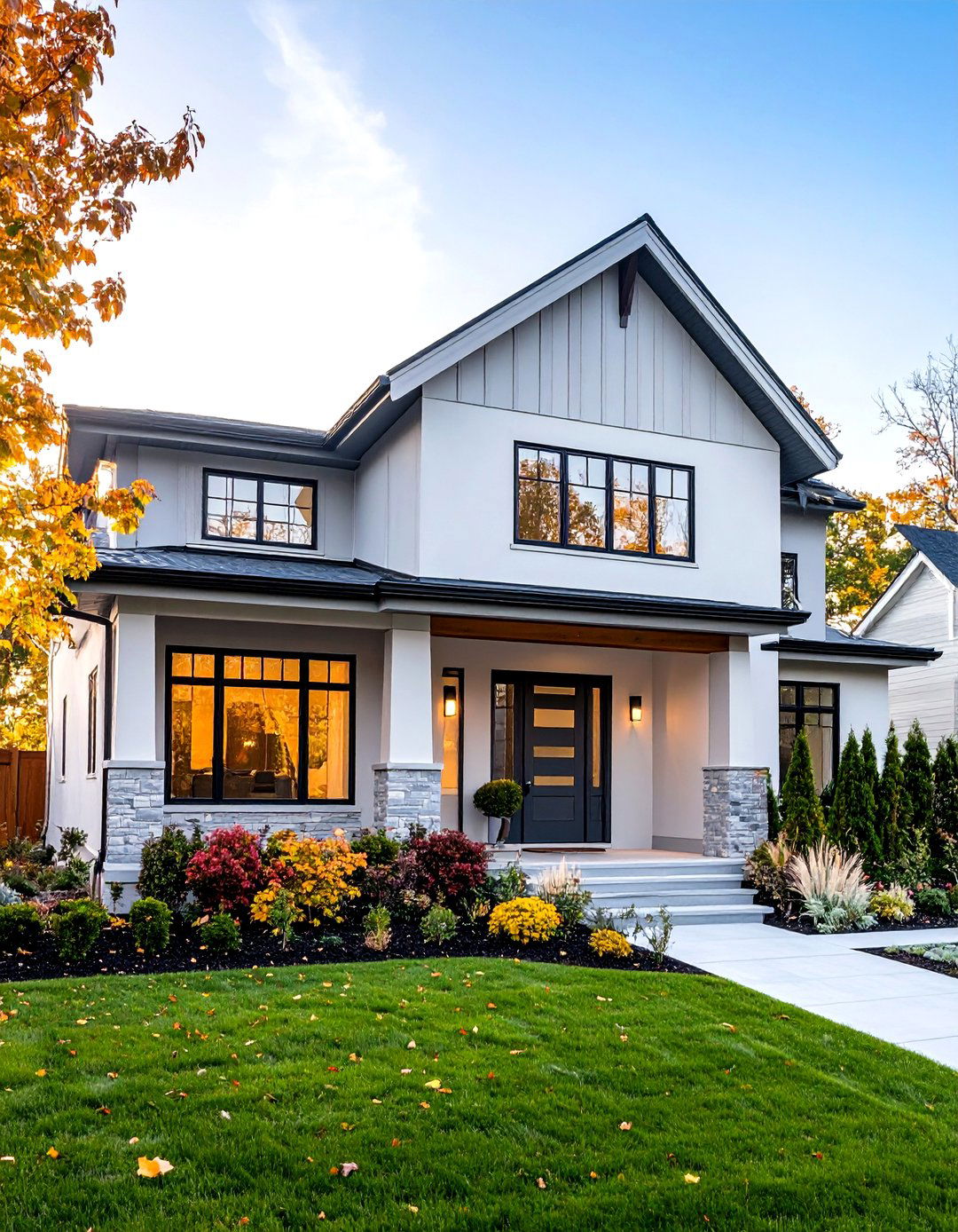 Light Gray Modern Aesthetics - 24 Stucco Colors for Home Exteriors