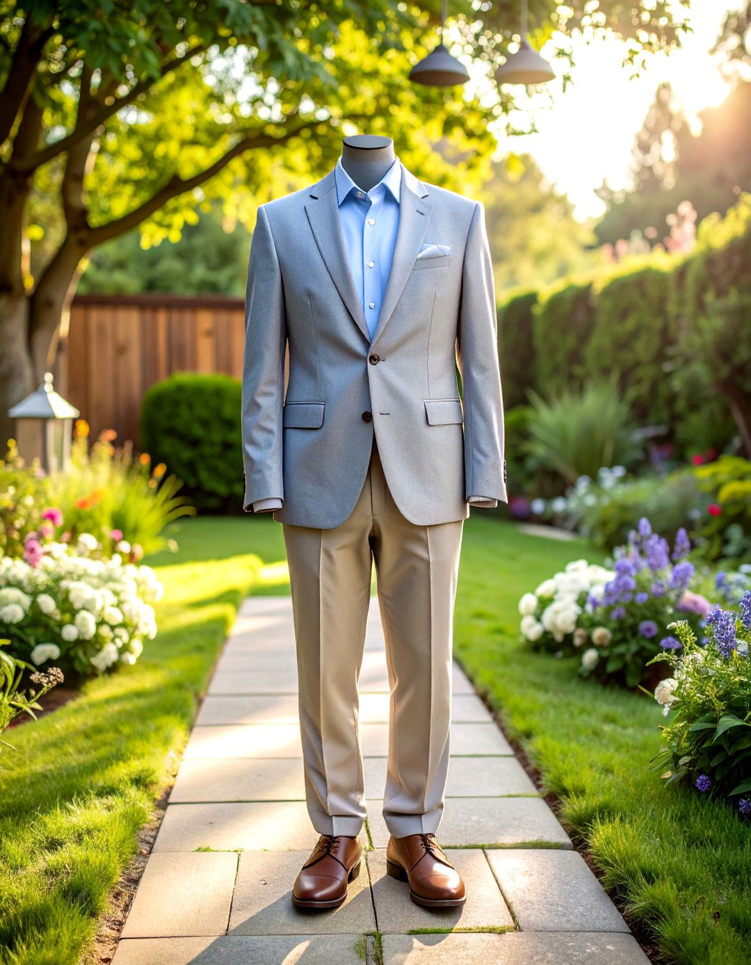 Light Gray Summer Suit - 24 Men's Wedding Outfit Ideas