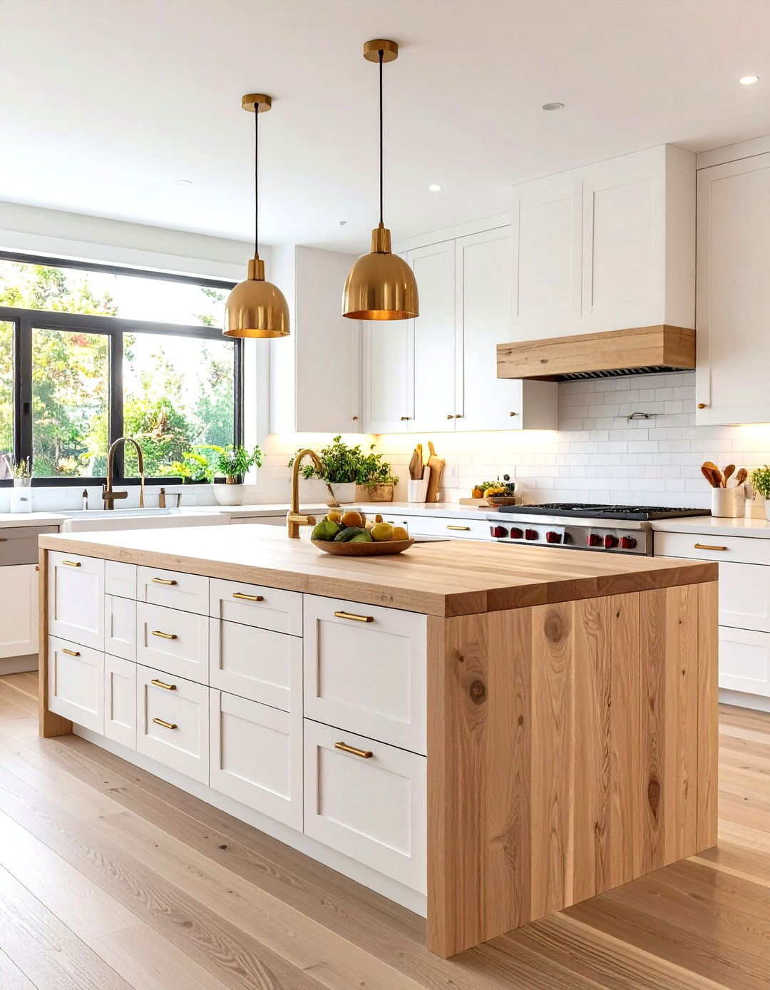 Light Wood Kitchen Islands - 24 Scandinavian Kitchen Ideas