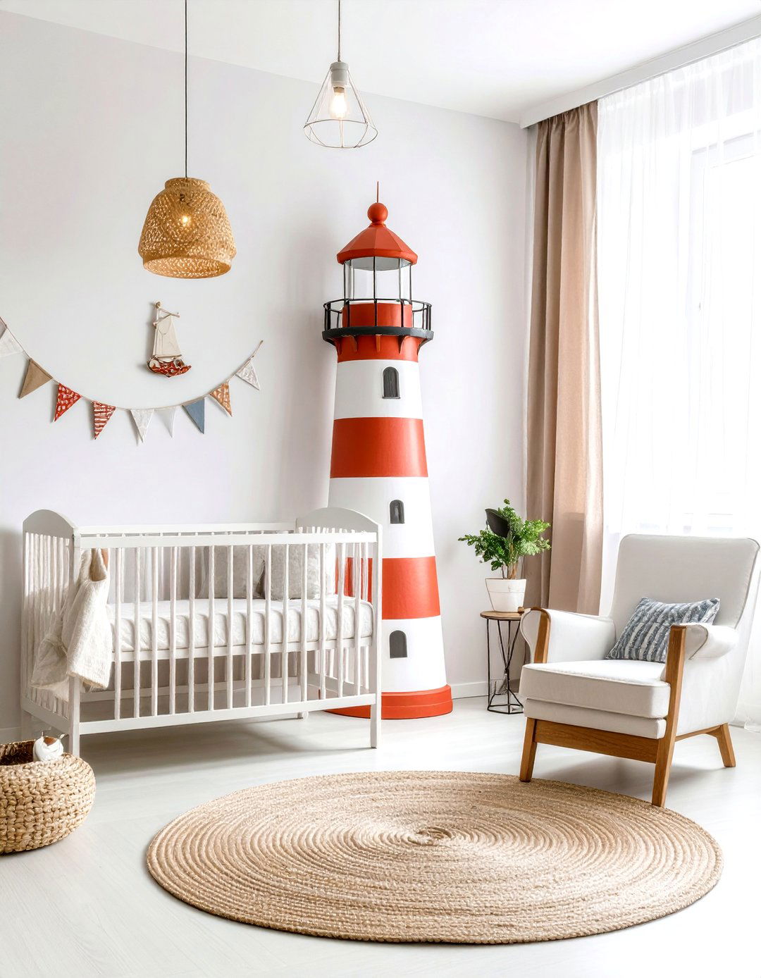 Lighthouse Keeper Nursery - 24 Ocean-themed Nursery Ideas