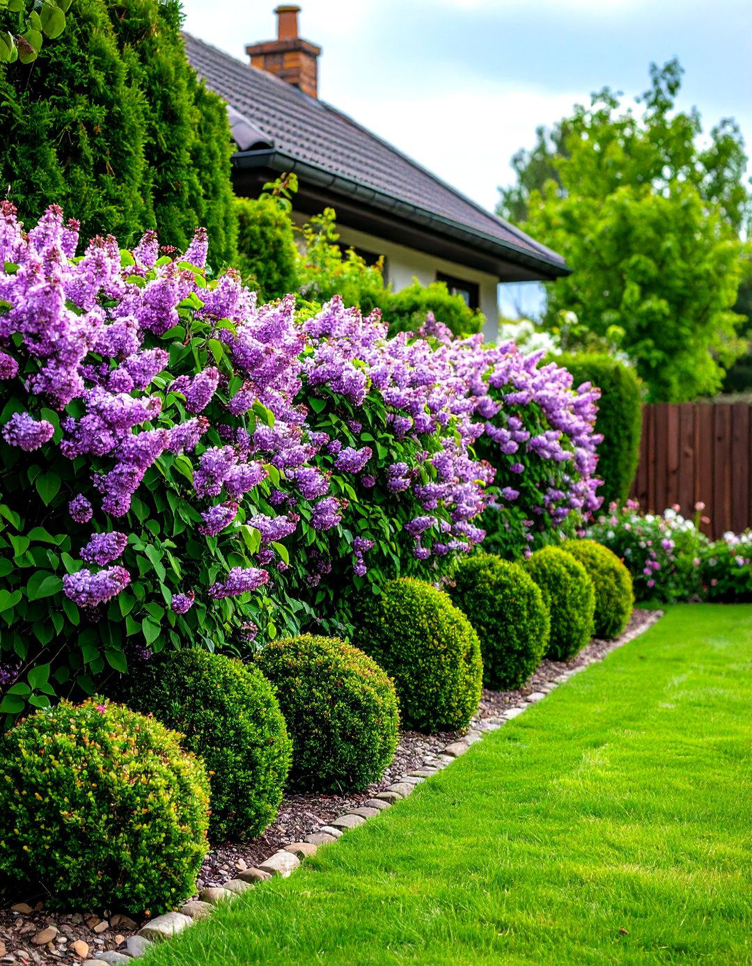 Lilac Fragrant Hedge - 24 Shrubs for Privacy
