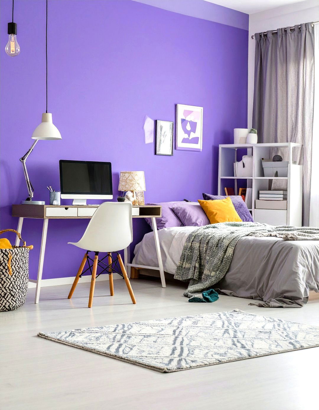 Lilac Teen Bedroom Space - 24 Lilac Bedroom Ideas