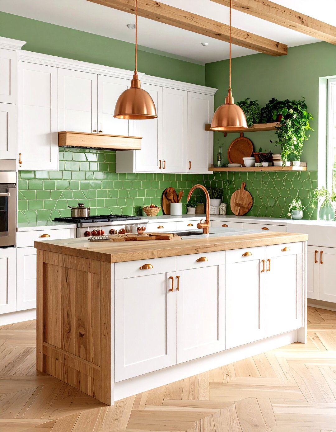 Lime Green Kitchen Backsplashes - 24 Mexican Interior Paint Colors