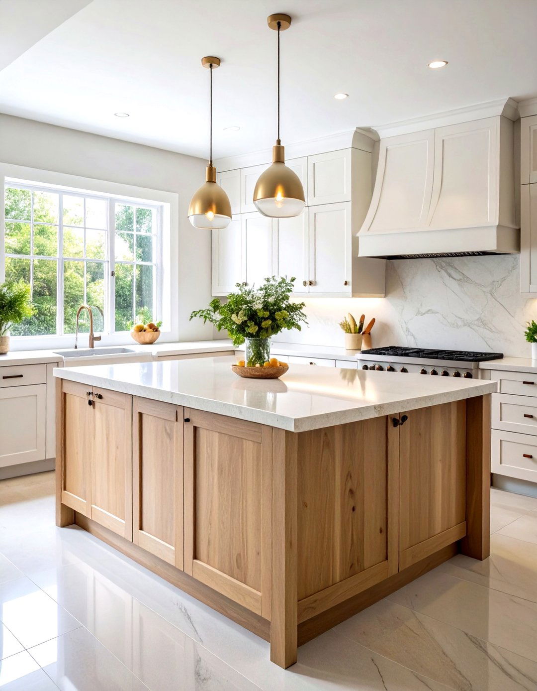 Limestone Kitchen Surfaces - 24 Earthy Kitchen Ideas