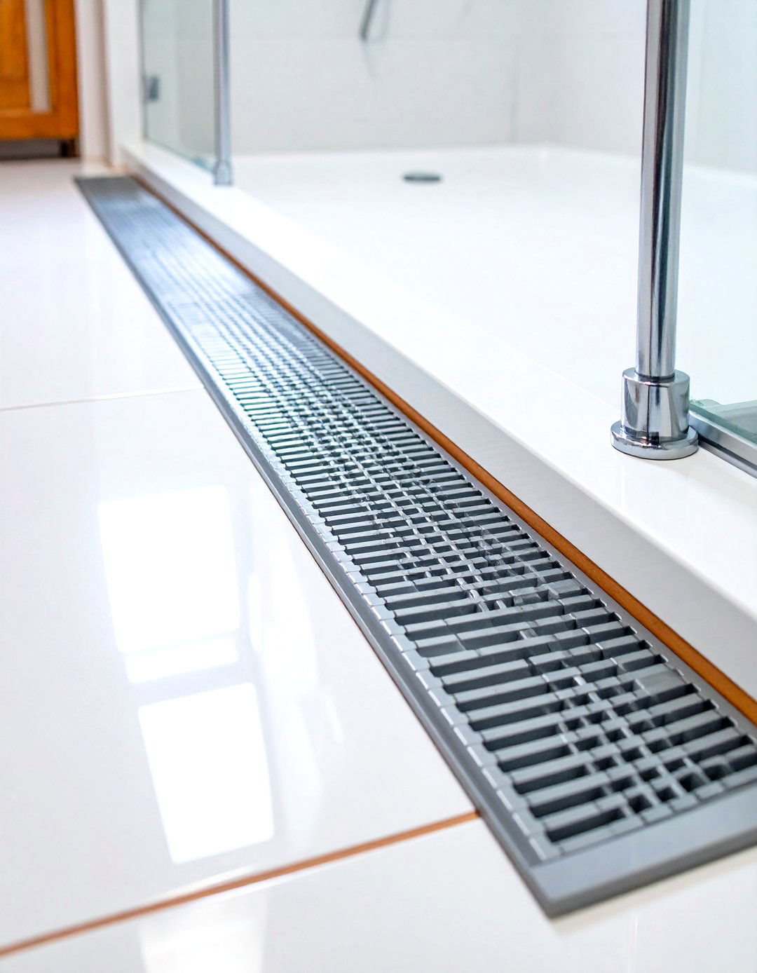 Linear Drain Installation - 24 Small Shower Ideas