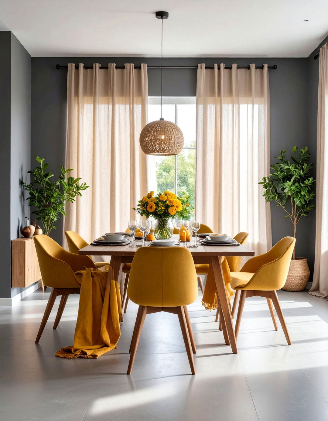 Linen Curtains for Casual Elegance - 24 What Color Curtains Go With Gray Walls