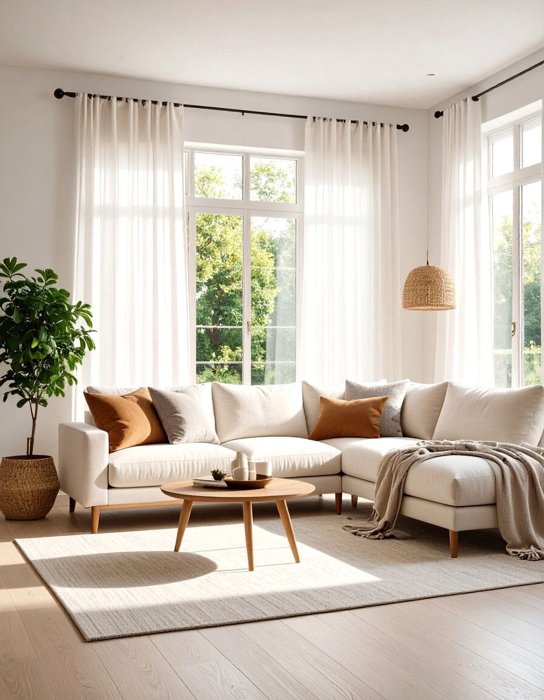 Linen Window Treatments - 24 Spring Decor Ideas