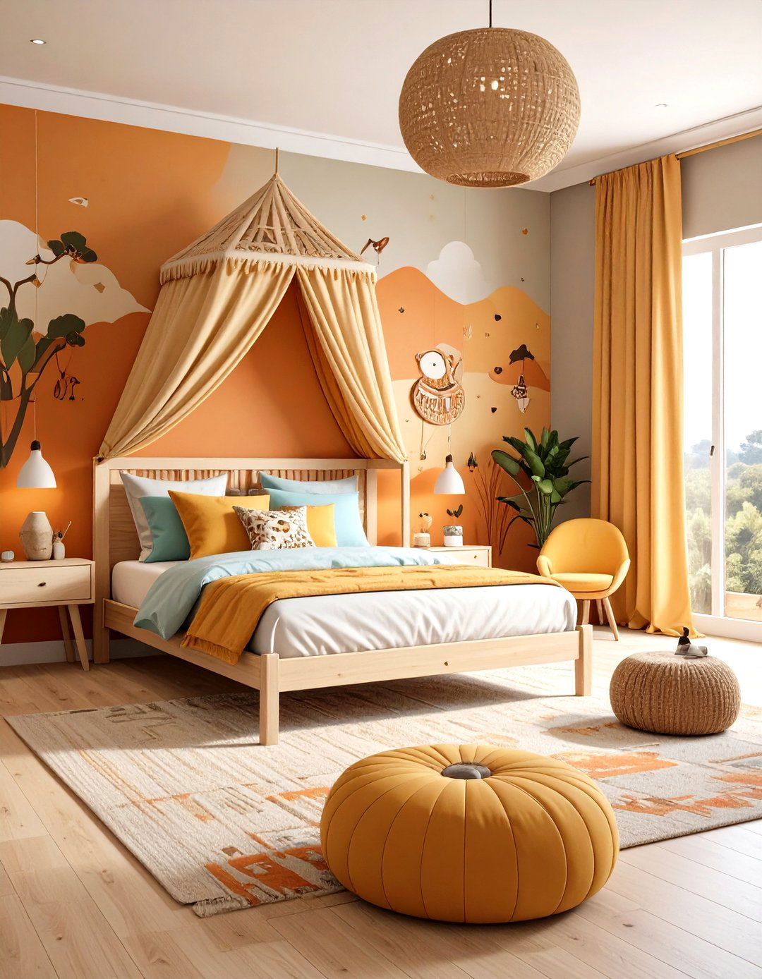 Lion King Pridelands Safari - 24 Disney Bedroom Ideas