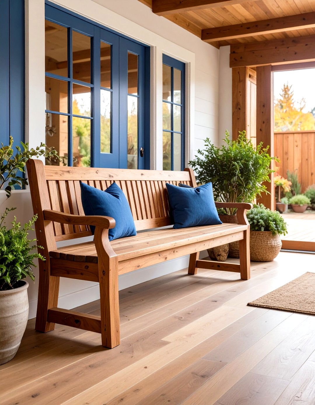 Live Edge Wood Entryway Bench - 24 Entryway Bench Ideas