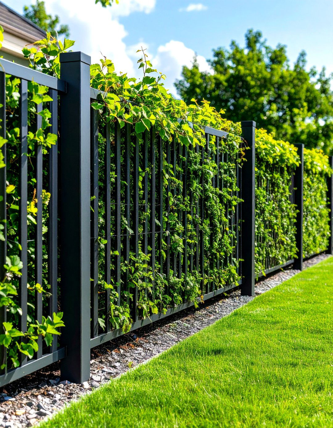 Living Fence Trellis System - 24 Trellis Ideas