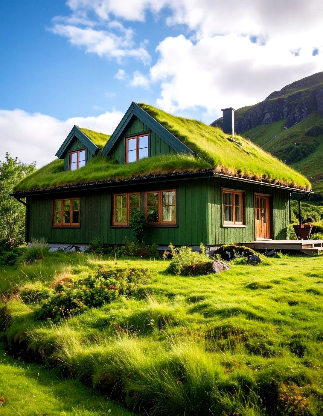 Living Green Roof Systems - 24 Scandinavian House Exterior Ideas