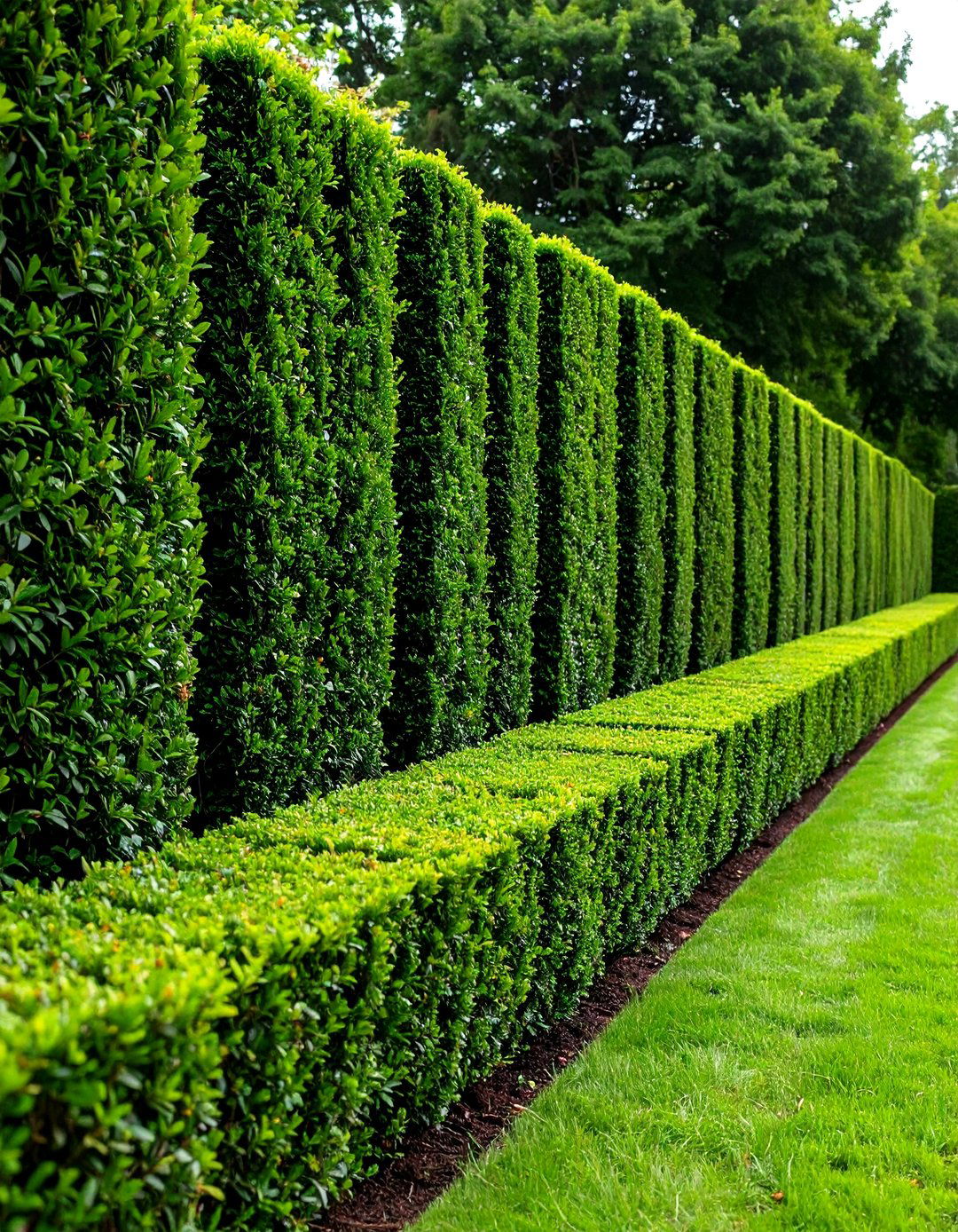 Living Hedge Boundaries - 24 Small Garden Fence Ideas