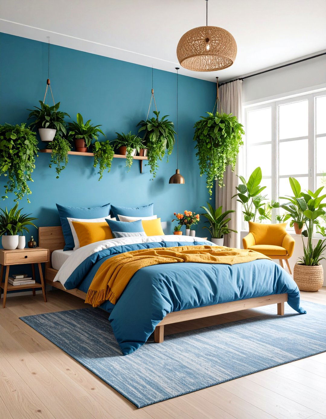 Living Plant Integration Bedroom - 24 Eclectic Bedroom Ideas
