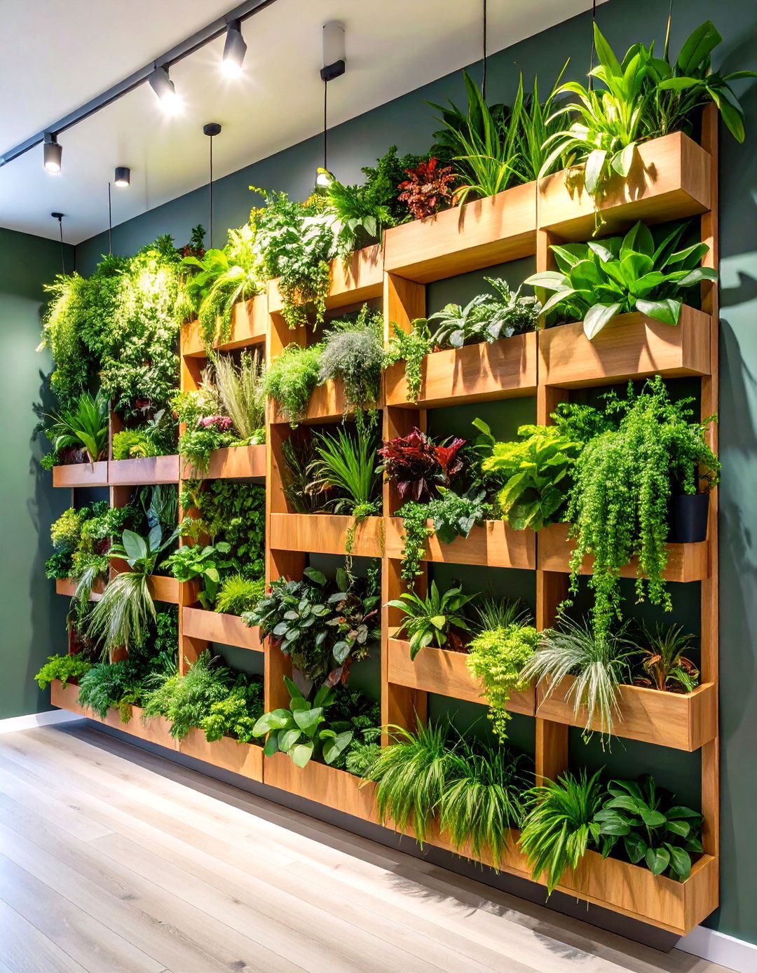 Living Plant Wall Installation - 24 Wall Decor Ideas