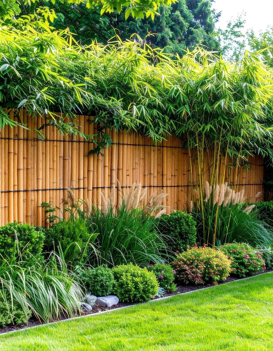 Living Privacy Screen Wall - 24 Modern Small Garden Ideas