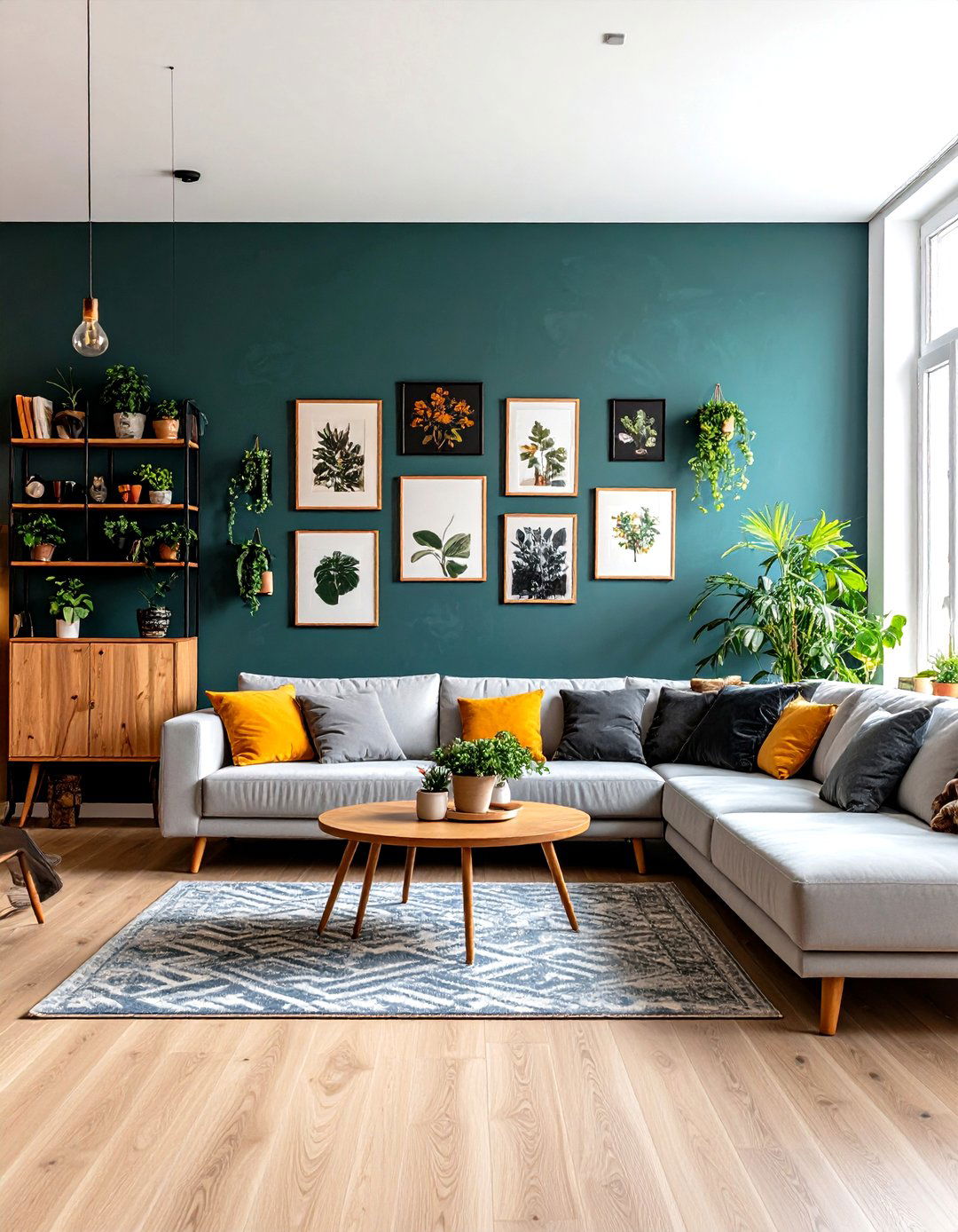 Living Room Gallery Wall Integration - 24 Chalkboard Wall Ideas
