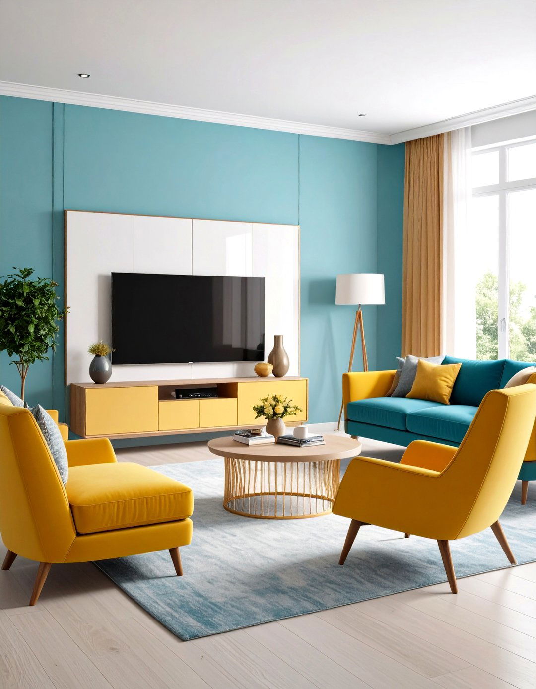 Living Room Layout for TV Viewing and Conversation - 24 Simple Living Room Ideas