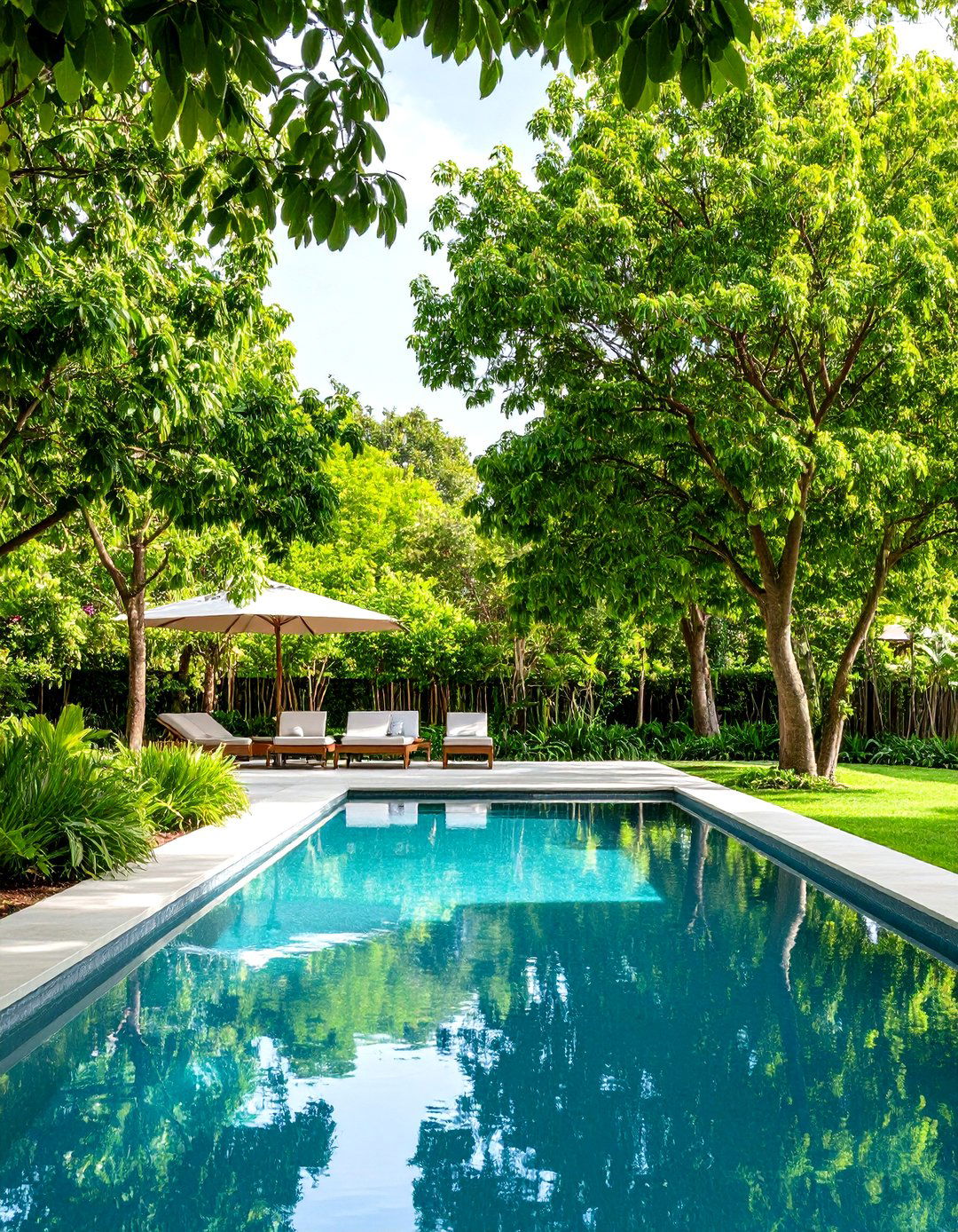 Living Shade Gardens - 24 Pool Shade Ideas