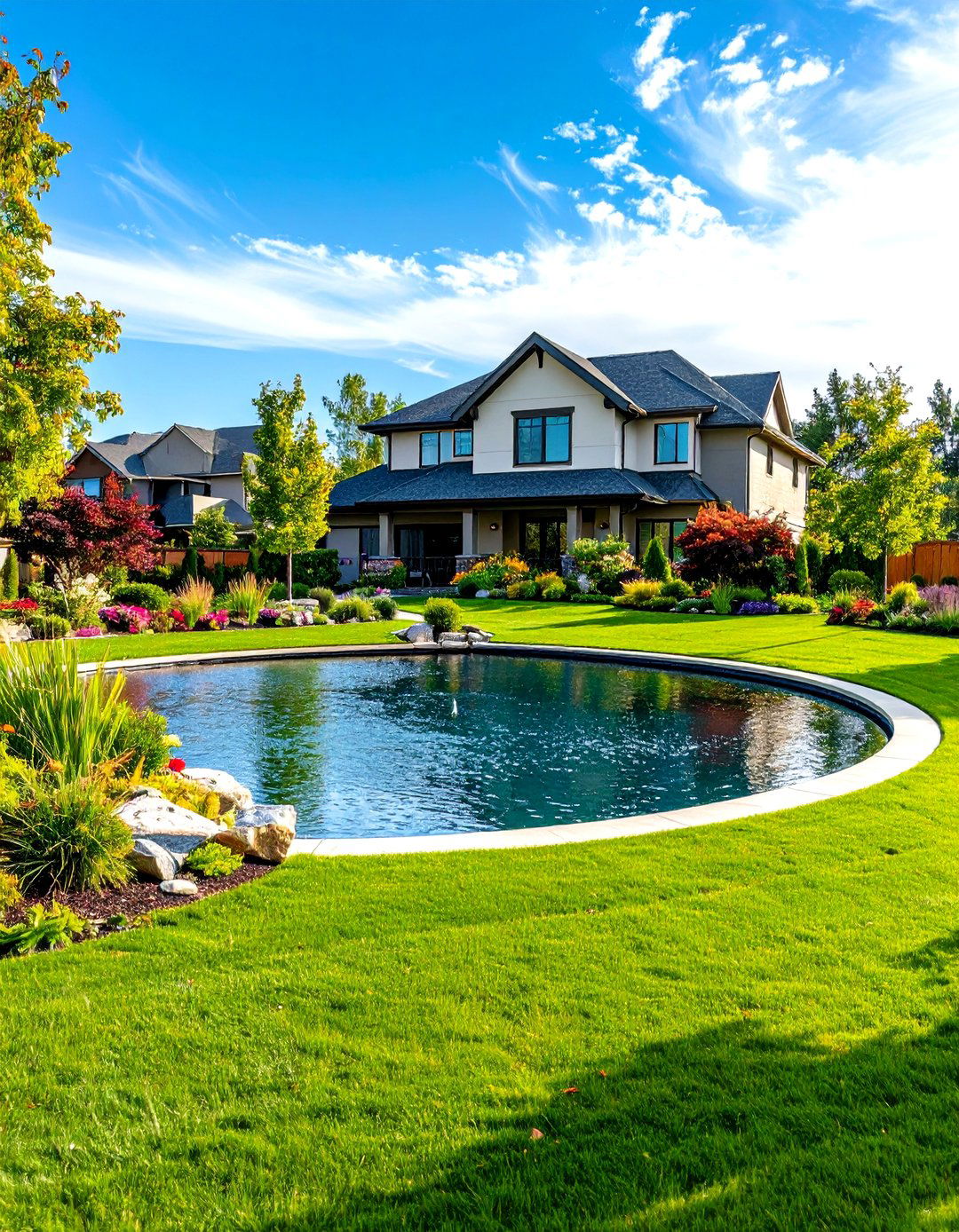 Living Turf Edge - 24 Pond Edging Ideas