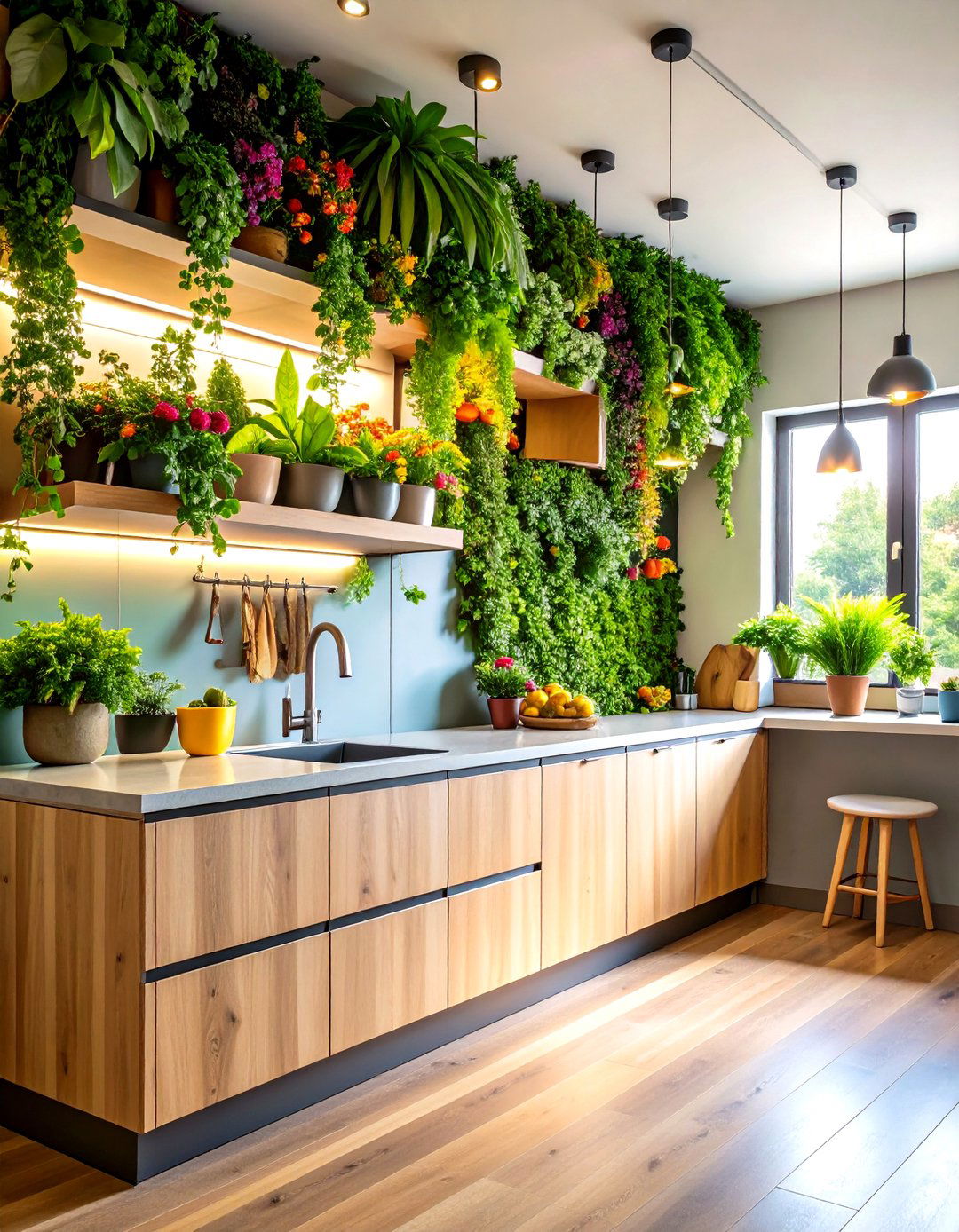 Living Wall Gardens - 24 Large Wall Decor Ideas