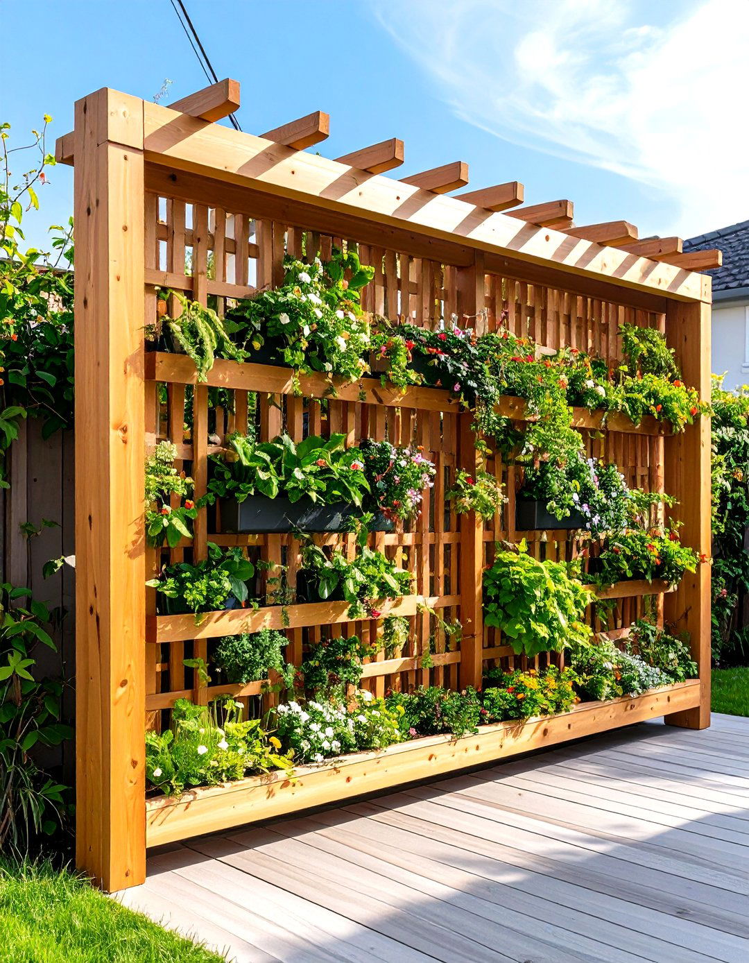 Living Wall Partitions - 24 Small Garden Ideas