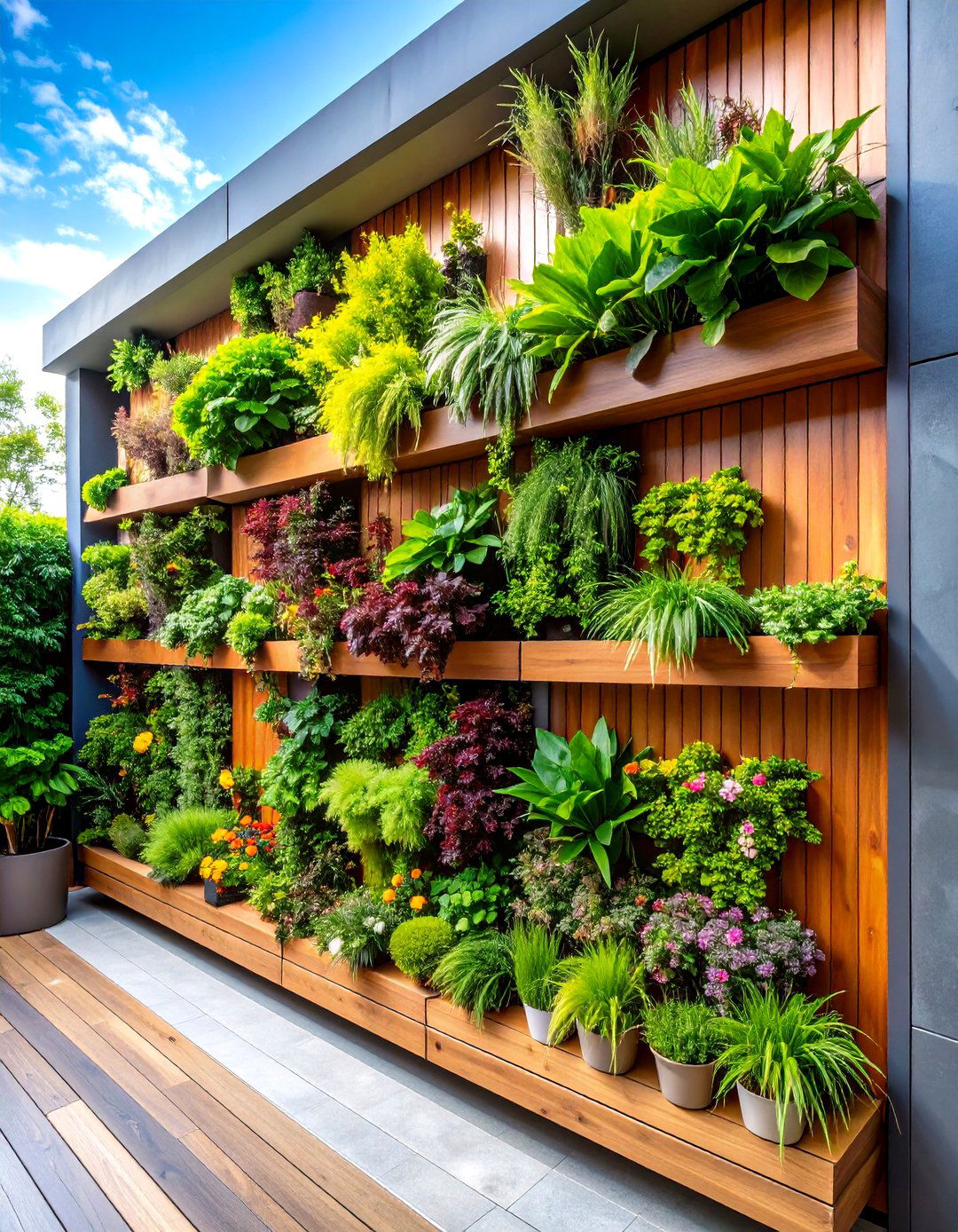 Living Wall Planter Systems - 24 Cheap Privacy Fence Ideas