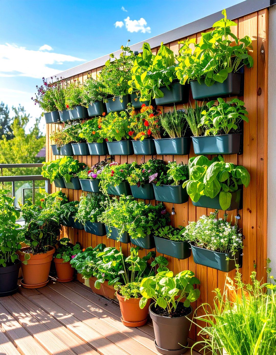 Living Wall Systems - 24 Balcony Privacy Ideas