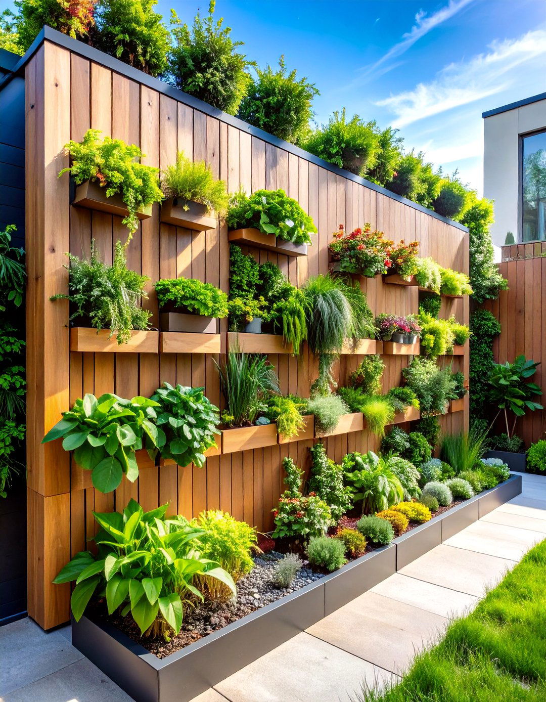 Living Wall Vertical Garden Dividers - 24 Garden Divider Ideas