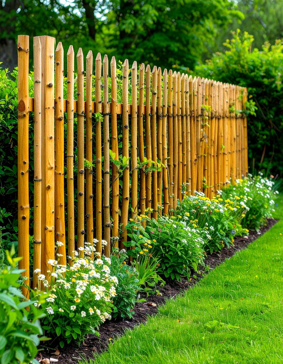 Living Willow Trellis for Natural Fence Screening - 24 Garden Trellis Ideas