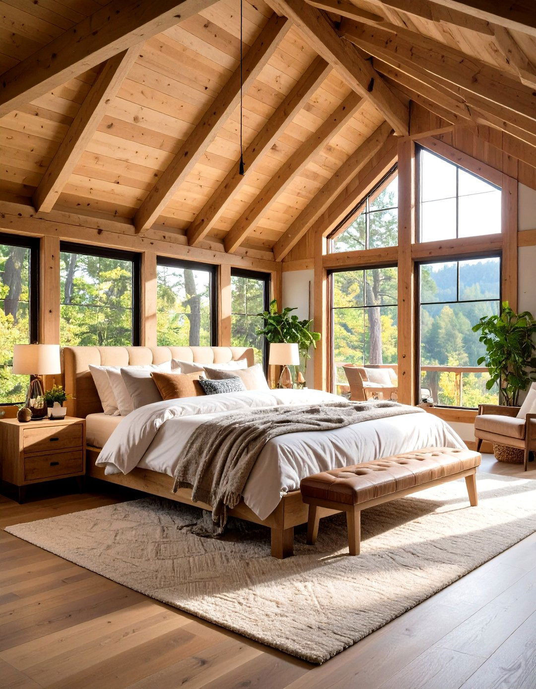 Loft Bedroom Pole Barn Suite - 24 Pole Barn Interior Ideas
