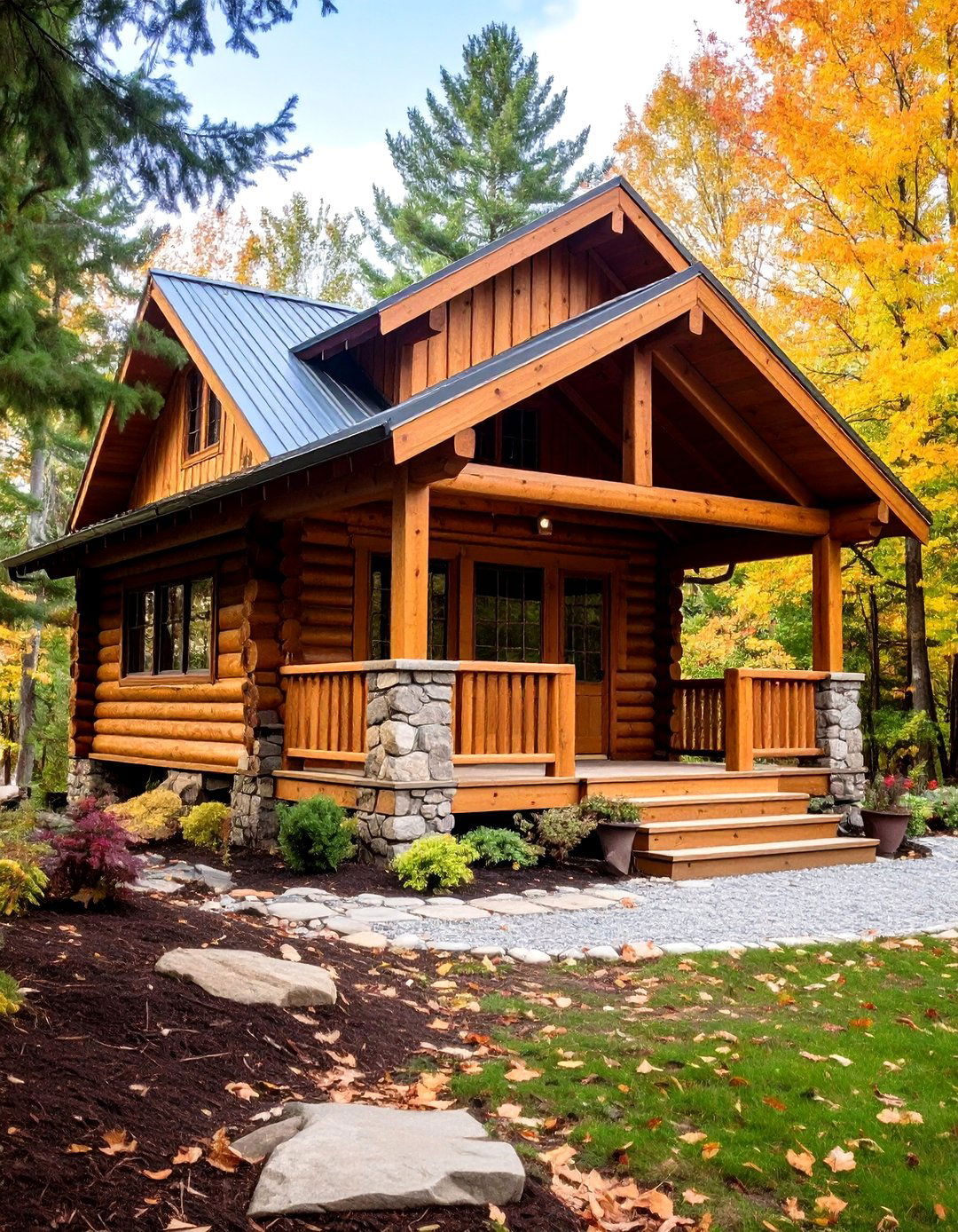 Log Cabin Style Storage Building - 24 Garden Shed Ideas