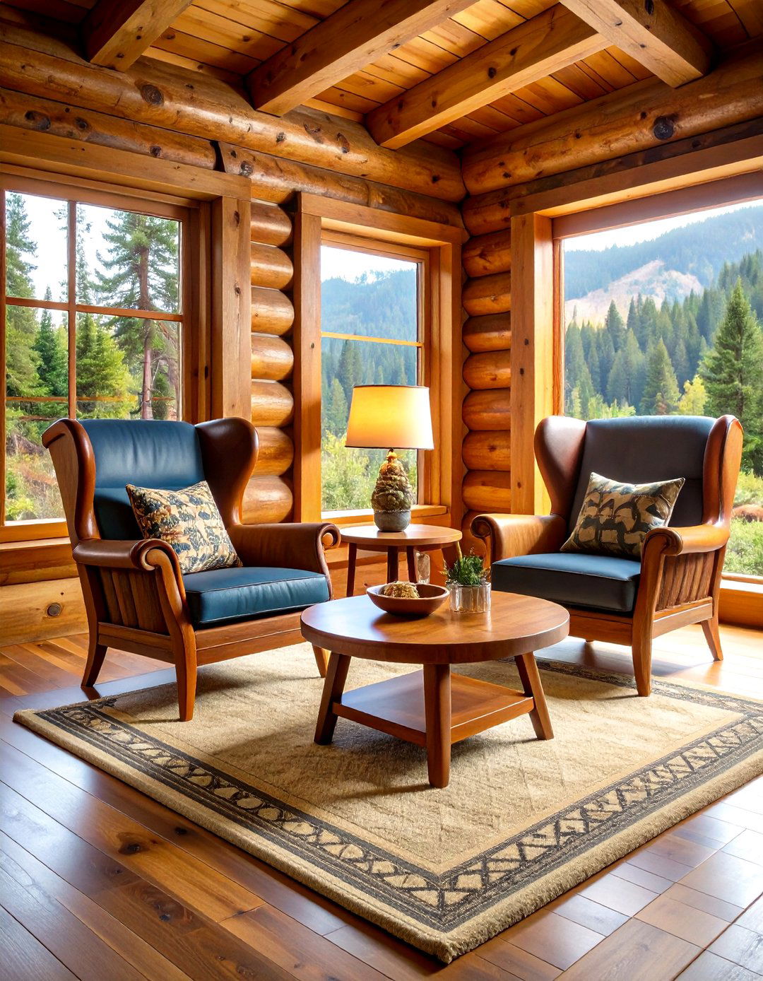 Log Furniture Collection - 24 Hunting Man Cave Ideas