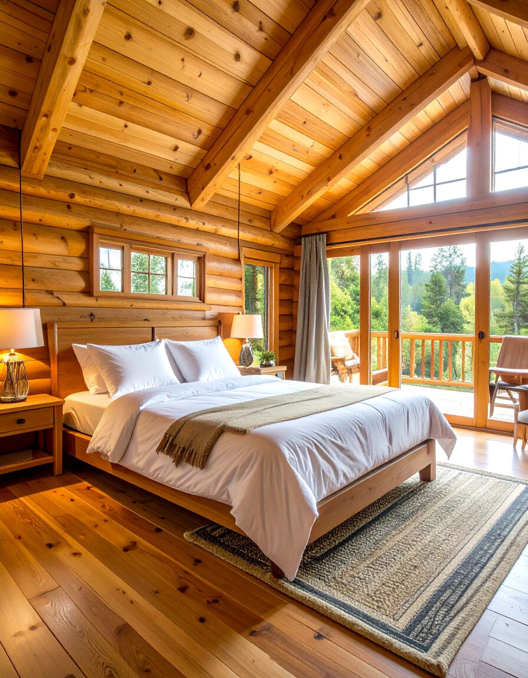 Log Home Bedroom Aesthetics - 24 Country Bedroom Ideas