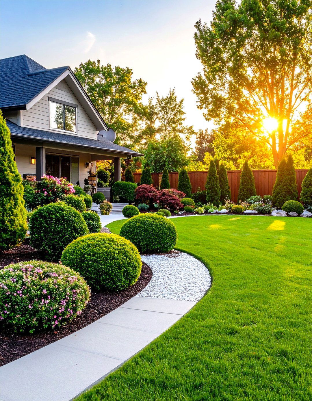 Low Maintenance Deer Resistant Boxwood Garden - 24 Front Yard Boxwood Shrubs