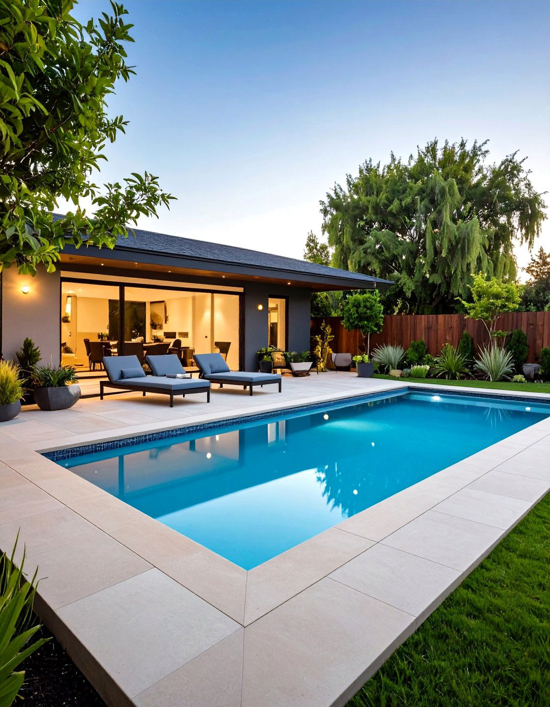 Low Maintenance Pool Design - 24 Semi Inground Pool Ideas