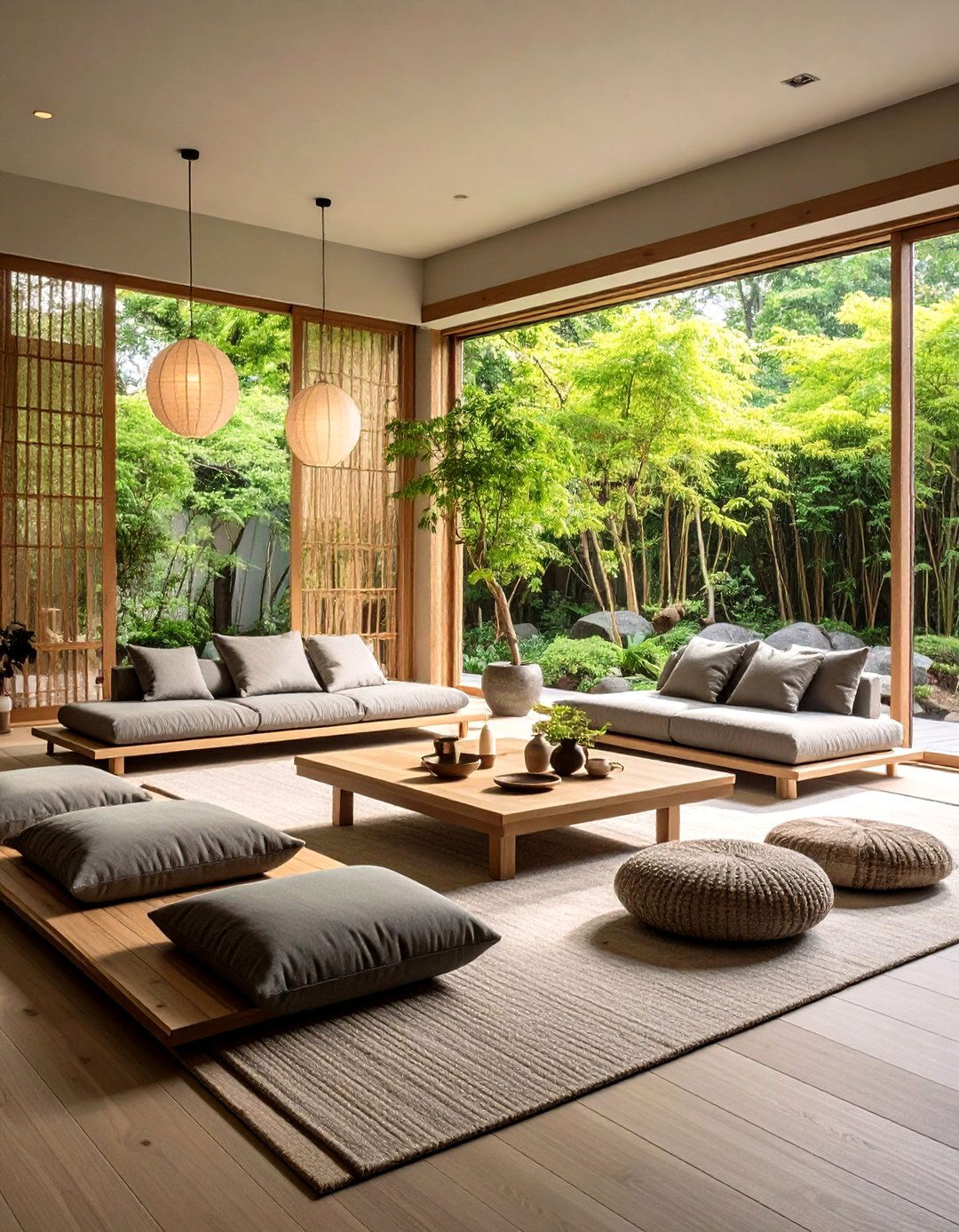 Low Profile Zen Living Room