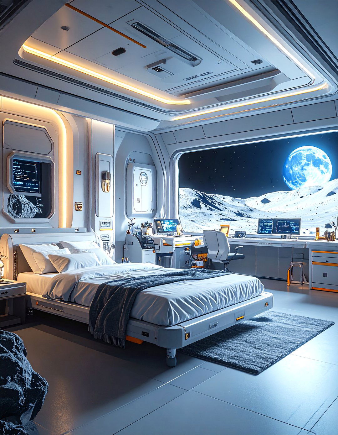 Lunar Mining Operation - 24 Space-themed Room Ideas