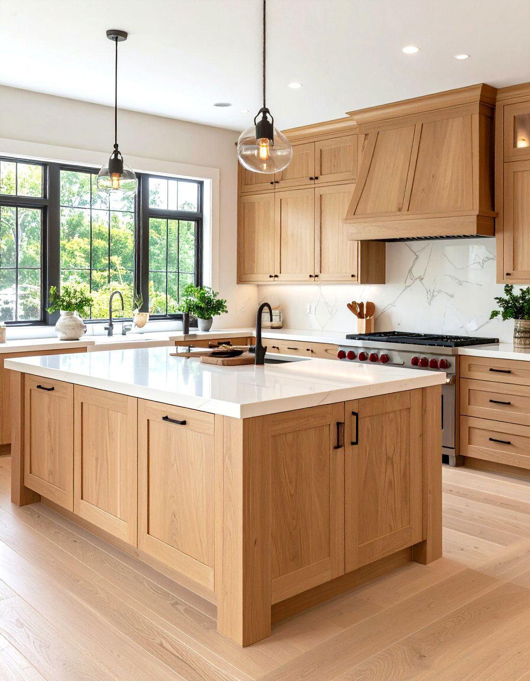 Luxurious Cream Quartz Patterns - 24 what color countertops go with oak cabinets