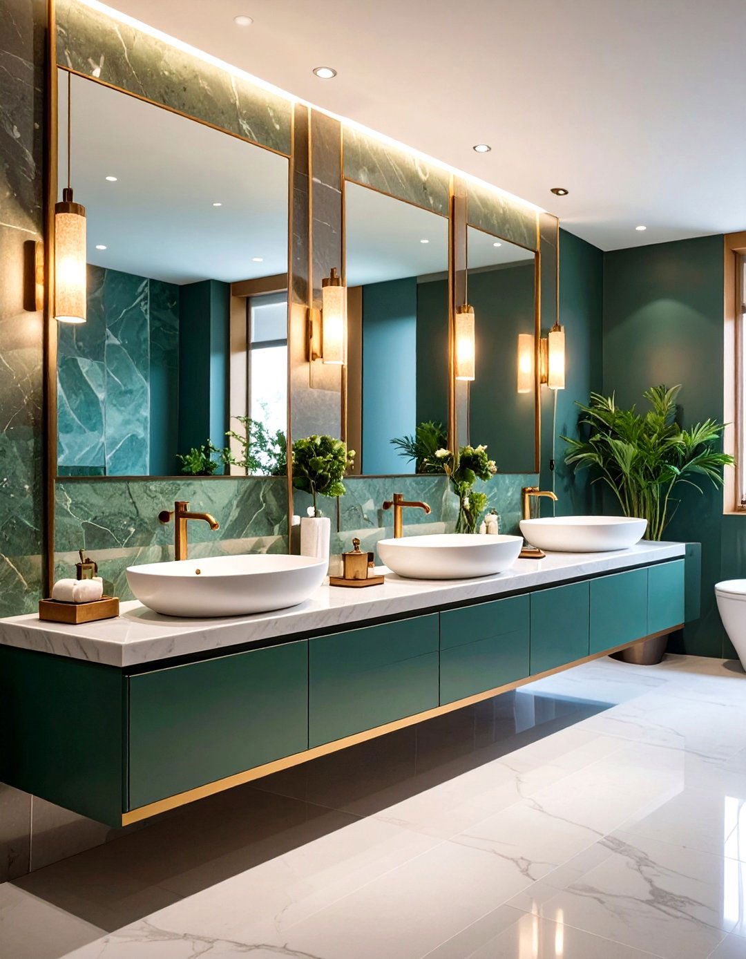 Luxury Bathroom Experiences - 24 Restaurant Interior Design Ideas