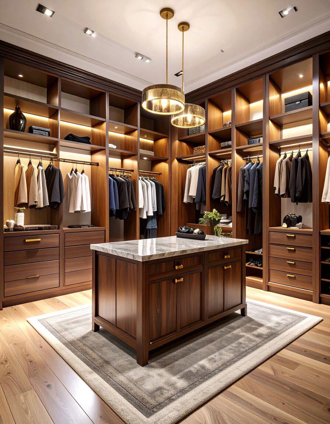 Luxury Boutique Style Closet - 24 Closet Ideas