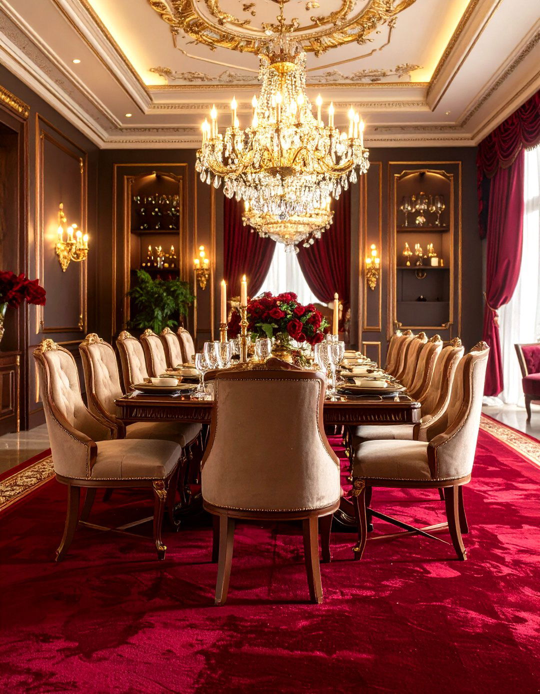 Luxury Carpeted Dining Room - 24 Carpeted Dining Room Ideas