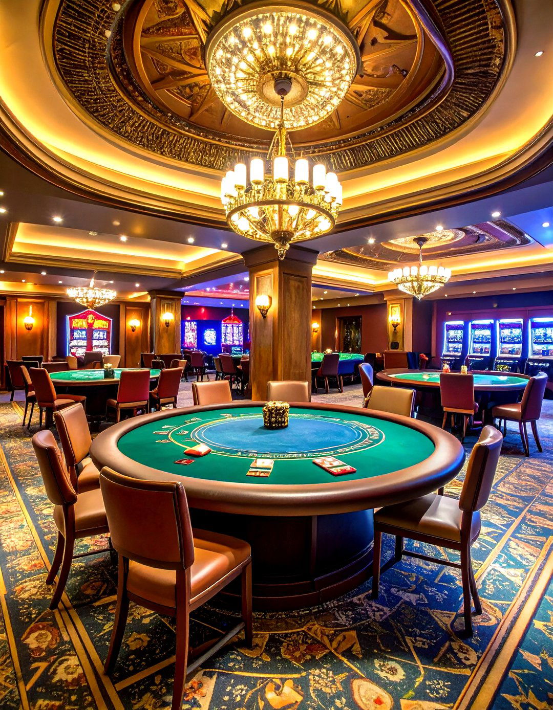 Luxury Casino Night Experience - 24 Basement Game Room Ideas