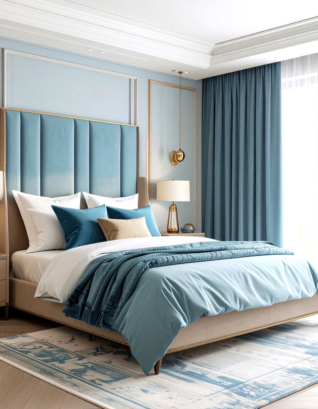 Luxury Fabric Panel Accent Walls - 24 Half Wall Paneling Ideas