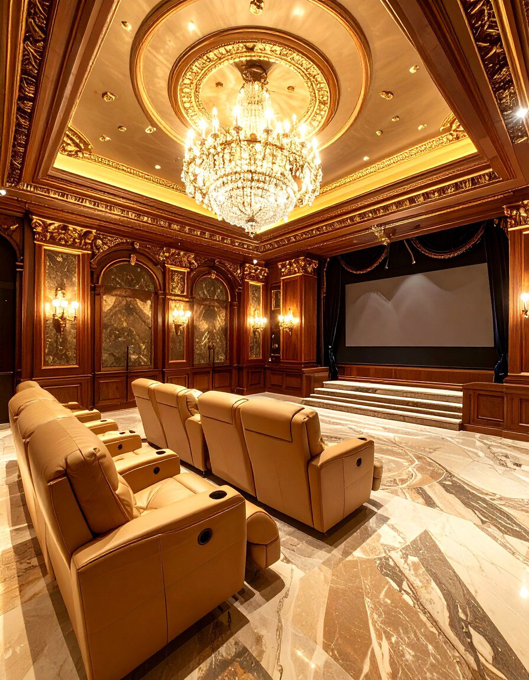 Luxury High End Theater Experience - 24 Basement Home Theater Ideas