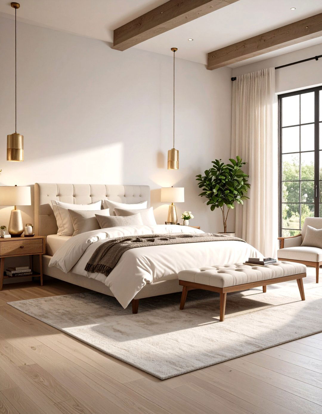 Luxury Hotel Inspired Loft Bedroom - 24 Loft Bedroom Ideas