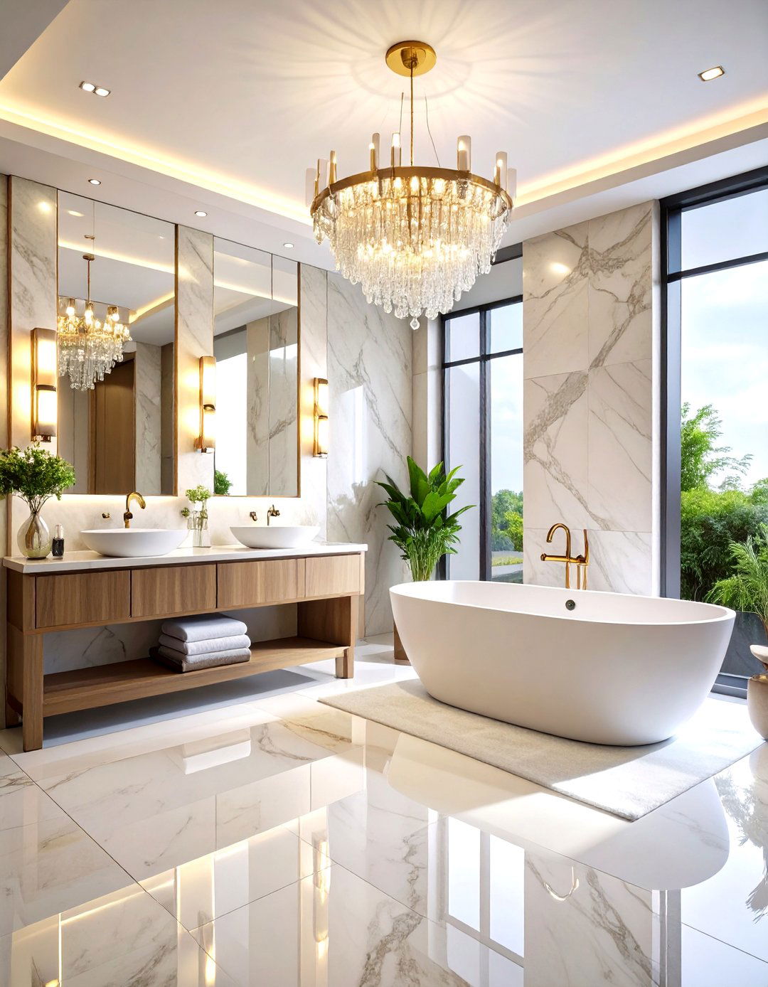 Luxury Hotel Primary Bathroom Experience - 24 Primary Bathroom Ideas