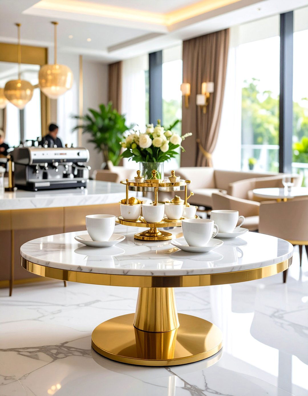 Luxury Hotel Style Coffee Station - 24 Coffee Station Ideas
