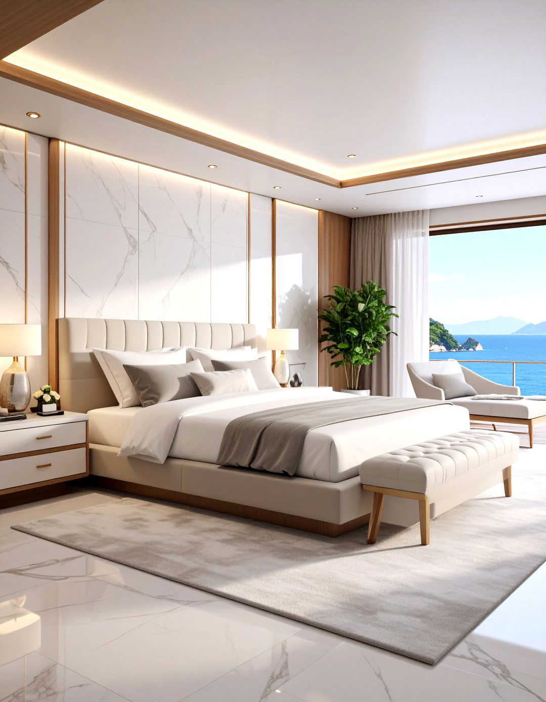 Luxury Hotel Suite Inspired Bedroom - 24 yacht bedroom ideas