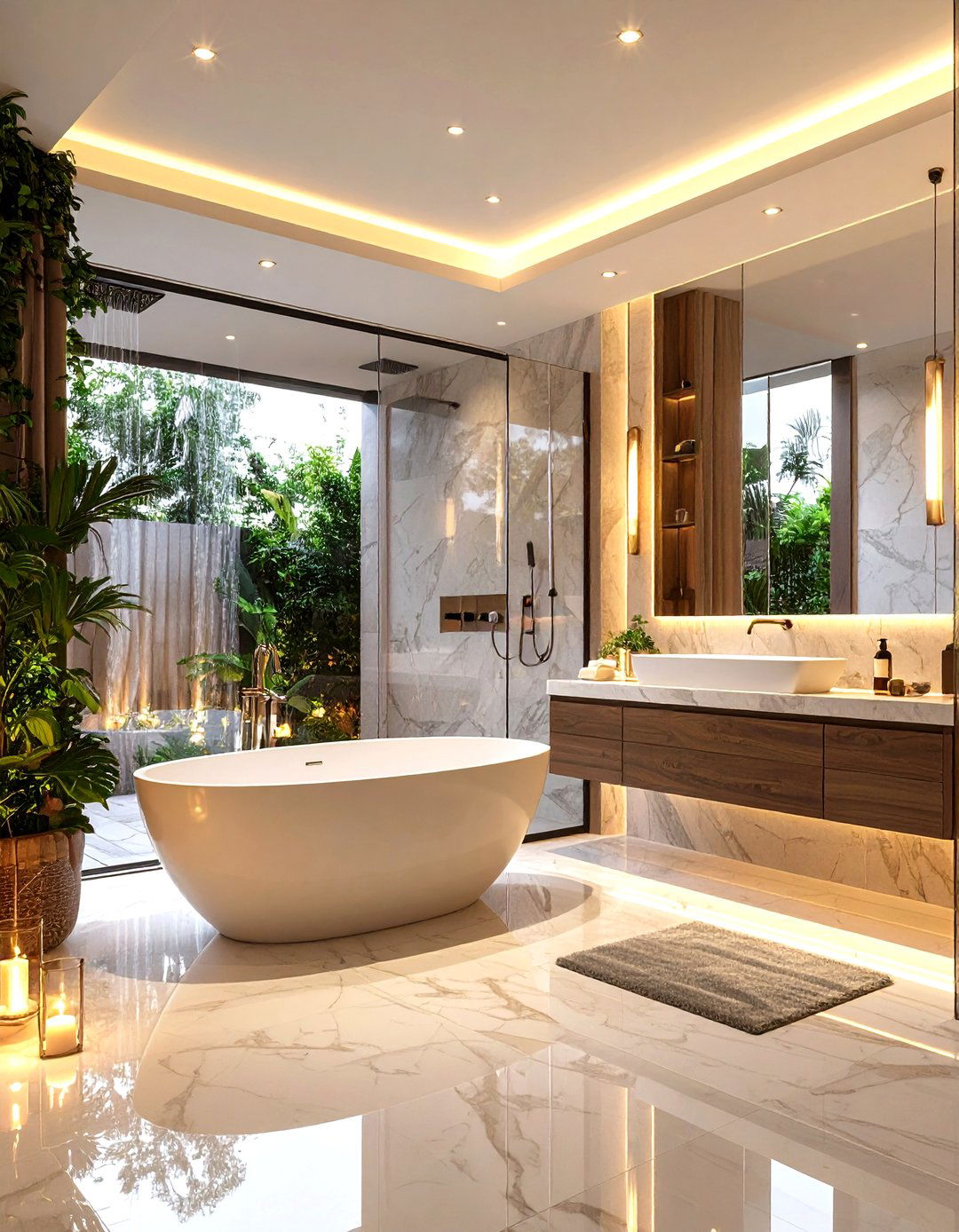 Luxury Master Bathroom Spas - 24 Modern Cape Cod House Ideas