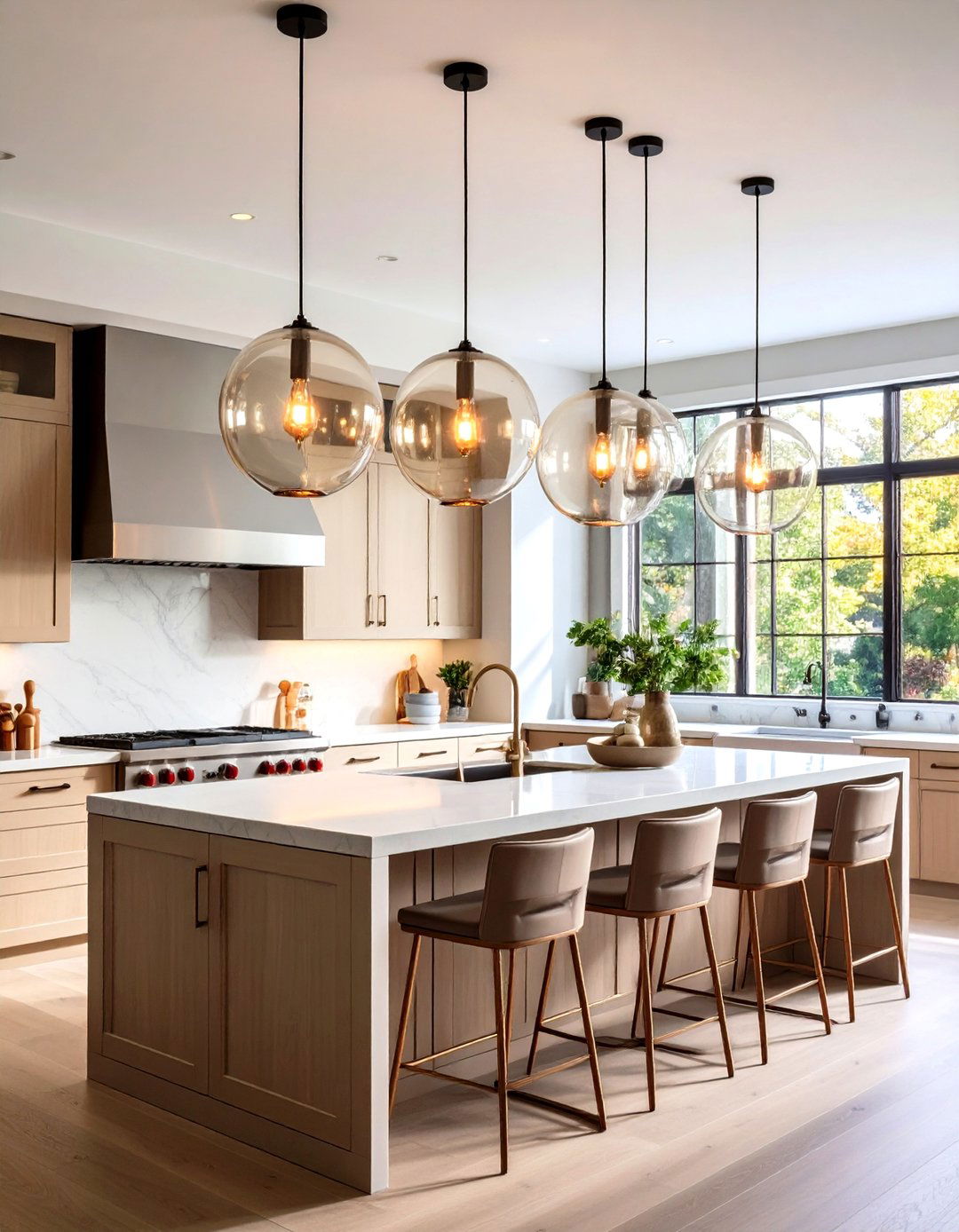 Luxury Pendant Lighting Clusters - 24 Luxury Kitchen Ideas